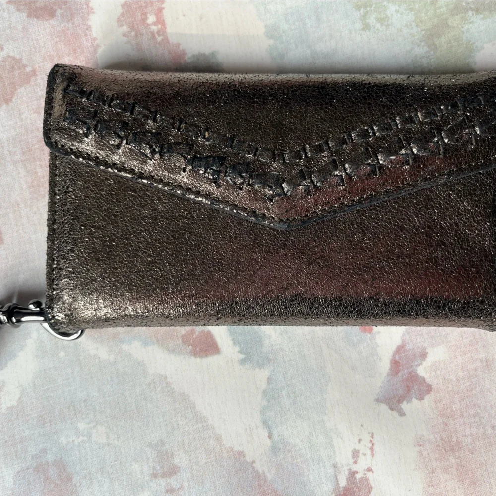 Rebecca Minkoff Black Phone Case Wallet Wristlet (Fits Vintage IPhone 7/8) - Picture 2 of 14